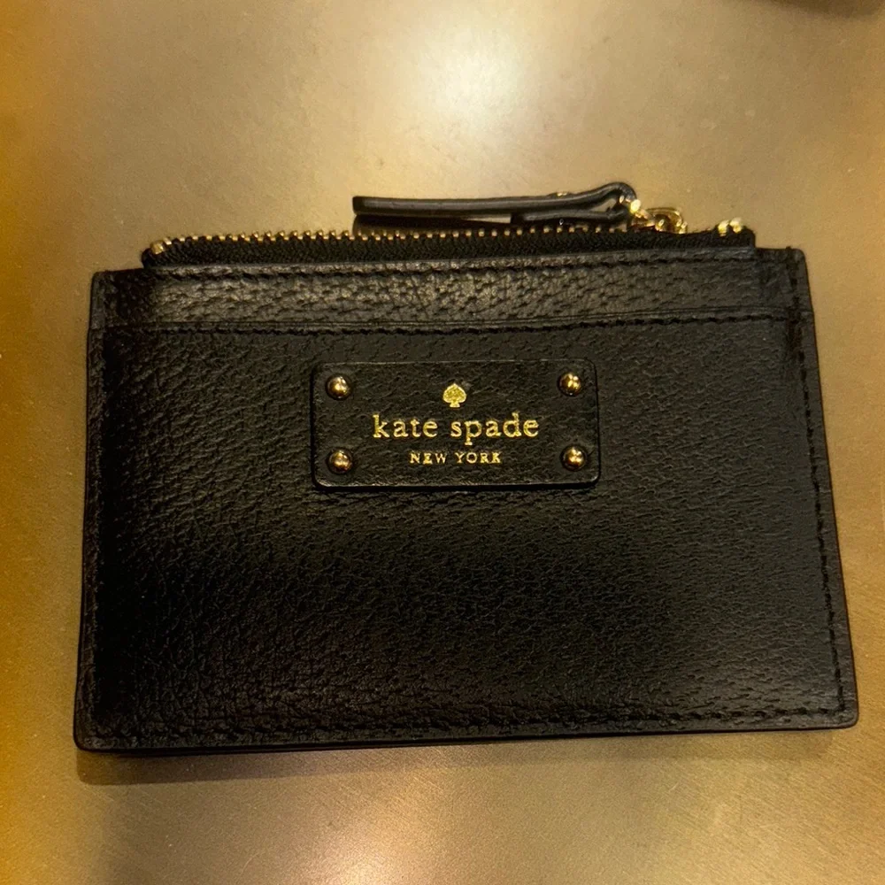 Kate Spade New York Adi‎ Grove Street Pebbled Card Wallet Coin Purse